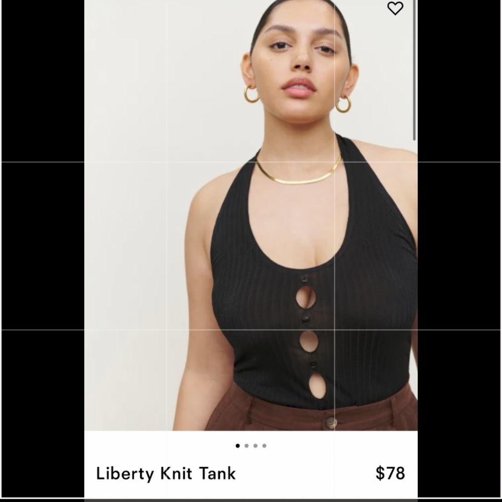 Reformation liberty knit top